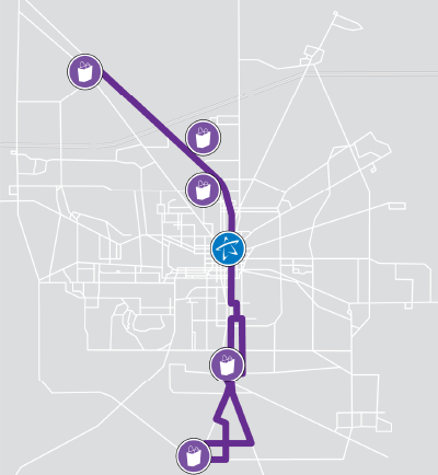 Big Bend Route Mini Map